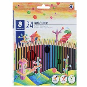 مداد رنگی 24 رنگ استدلر مدل نوریس کالر Staedtler Noris Colour Pencil - Pack of 24