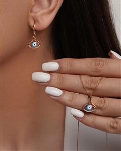 نیم ست زنانه ژوپینگ مدل چشم نظر کد 1430