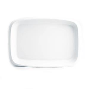 دیس چینی مستطیل لازانیا چینی زرین ایران سایز 40 درجه یک Zarin Iran Porcelain Inds Lasagne Platter High Grade