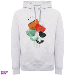 هودی زنانه مدل گل مینیمال کد R178