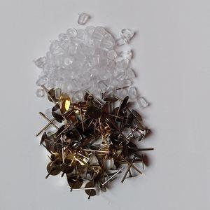 پایه گوشواره میخی و پشت گوشواره  مدل گلان بسته 60 عددی