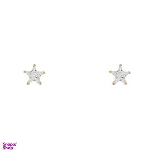 گوشواره زنانه ژوپینگ مدل ستاره تک نگین