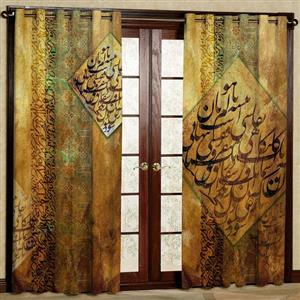 پرده پانچی مدل مخمل کد 6278 سایز 280x140 سانتی متر
