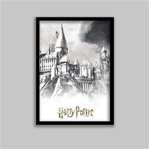 تابلو مدل هری پاتر طرح هاگوارتز Harry Potter کد LA-G10598-2