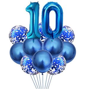 \t بادکنک مسترتم طرح کروم شیشه ای پولکی پلاس کد 10 بسته 12 عددی