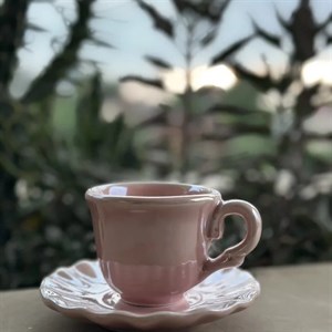 فنجان مدل صدفی شیار دار