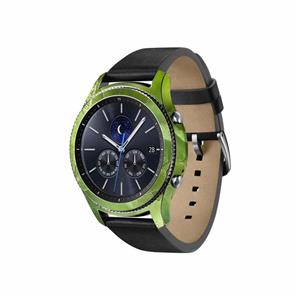 برچسب ماهوت طرح Green-Crystal-Marble مناسب برای ساعت هوشمند سامسونگ Galaxy Gear S3 Classic