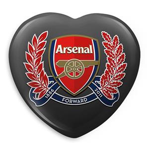 پیکسل خندالو طرح باشگاه آرسنال مدل قلبی کد 1995