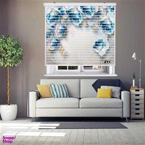پرده زبرا زیو مدل سیلوئت 3D1364 سایز 150x150 سانتی متر