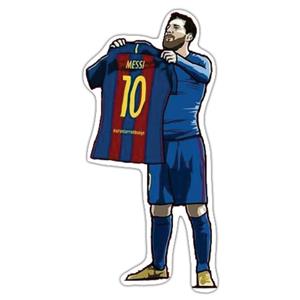 استیکر لپ تاپ طرح فوتبالی مدل messi24