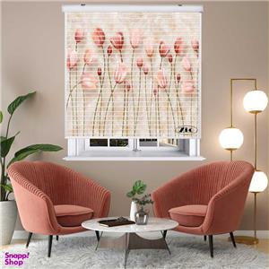 پرده زبرا زیو مدل سیلوئت 3D1409 سایز 150x150 سانتی متر