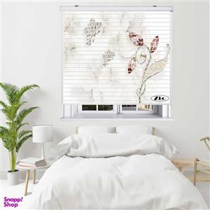 پرده زبرا زیو مدل سیلوئت 3D1437 سایز 150x150 سانتی متر
