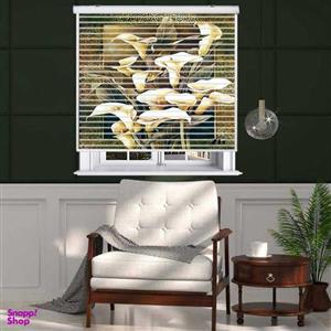 پرده زبرا زیو مدل سیلوئت 3D1439 سایز 150x150 سانتی متر