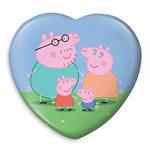 پیکسل خندالو طرح خانواده پپا پیگ انیمه پپاپیک Peppa pig مدل قلبی کد 22070