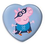 پیکسل خندالو طرح جورج انیمه پپاپیک Peppa pig مدل قلبی کد 22069