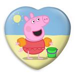 پیکسل خندالو طرح پپا انیمه پپاپیک Peppa pig مدل قلبی کد 22068