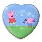 پیکسل خندالو طرح پپا و جورج انیمه پپاپیک Peppa pig مدل قلبی کد 22064