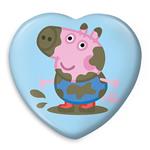 پیکسل خندالو طرح جورج انیمه پپاپیک Peppa pig مدل قلبی کد 22063