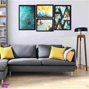 تابلو بکلیت طرح گل و قاصدک مدل دکوراتیو B-160 مجموعه 4 عددی