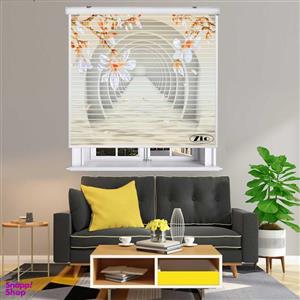 پرده زبرا زیو مدل سیلوئت 3D1470 سایز 150x150 سانتی متر