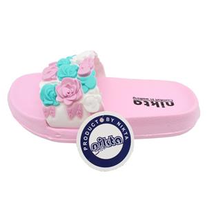 دمپایی دخترانه نیکتا مدل K1 497 رنگ مشکی