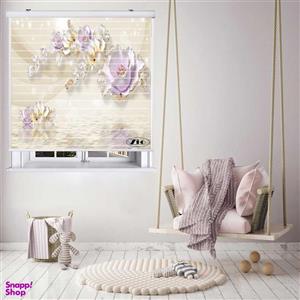 پرده زبرا زیو مدل سیلوئت 3D1189 سایز 150x150 سانتی متر