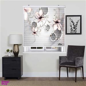 پرده زبرا زیو مدل سیلوئت 3D1174 سایز 150x150 سانتی متر