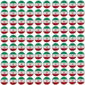 پیکسل مدل پرچم کشور جمهوری اسلامی ایران کد S5-100 مجموعه 100 عددی