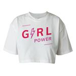 نیم تنه زنانه مدل POWER GIRL کد E25 رنگ سفید