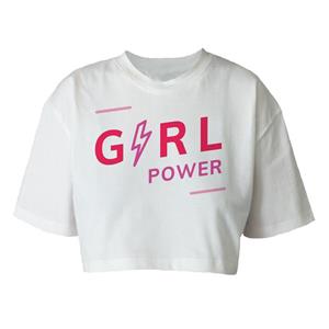 نیم تنه زنانه مدل POWER GIRL کد E25 رنگ سفید