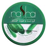 کرم مرطوب کننده ونرم کننده ناشا مدل Cucumber حجم 125 میلی لیتر