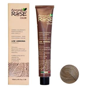 رنگ مو داماسک رز شماره 9/3 حجم 100 میلی لیتر رنگ بلوند زیتونی خیلی روشن