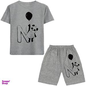 ست تی شرت و شلوارک پسرانه مدل A26 PANDA N