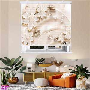 پرده زبرا زیو مدل سیلوئت 3D1239 سایز 150x150 سانتی متر