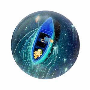 پیکسل عرش مدل فانتزی قایق و دریا نئونی کد Asp2587