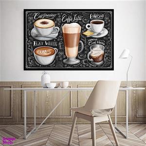 تابلو مدل دکوراتیو طرح coffee کد 0392