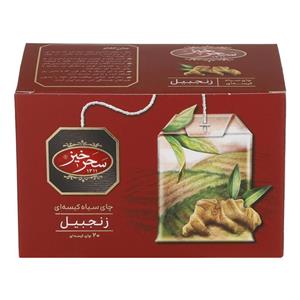 چای سیاه کیسه ای سحر خیز با طعم زنجبیل - 30 گرم بسته 20 عددی