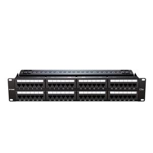 پچ پنل بدون شیلد 48 پورت دی لینک مدل NPP-5E1BLK481 D-Link NPP-5E1BLK481 Cat5E UTP Keystone 48 Port Patch Panel