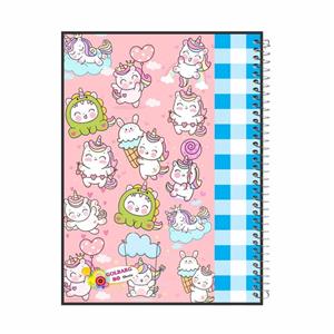 دفتر مشق 80 برگ گلبرگ طرح یونی کد 10031