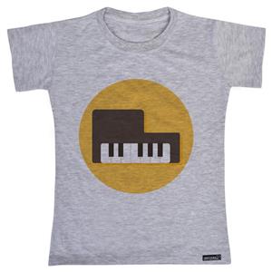 تی شرت استین کوتاه پسرانه 27 مدل Music Piano کد MH430 