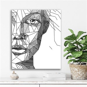 تابلو شاسی آتریسا مدل لاین ارت مینیمال Abstract Line