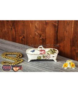 لمونژ جاکاردی درب دار گل درشت کد 7019