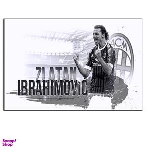 تابلو شاسی بکلیت طرح بازیکن فوتبال باشگاه آث میلان زلاتان ابراهیموویچ مدل SH-S6880