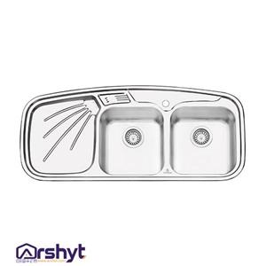 سینک ظرفشویی توکار پرنیان استیل مدل PS2202