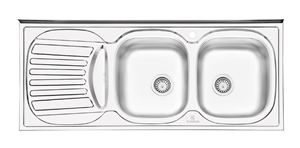 سینک ظرفشویی توکار پرنیان استیل مدل PS1206 
