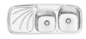 سینک ظرفشویی توکار پرنیان استیل مدل PS1207 
