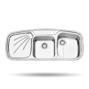 سینک ظرفشویی توکار پرنیان استیل مدل PS1207