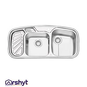 سینک ظرفشویی توکار پرنیان استیل مدل PS1205