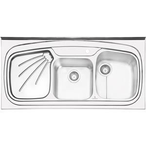 سینک ظرفشویی روکار پرنیان استیل مدل PS1107 