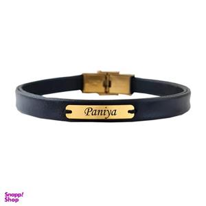 دستبند طلا 18 عیار زنانه لیردا مدل اسم پانیا -